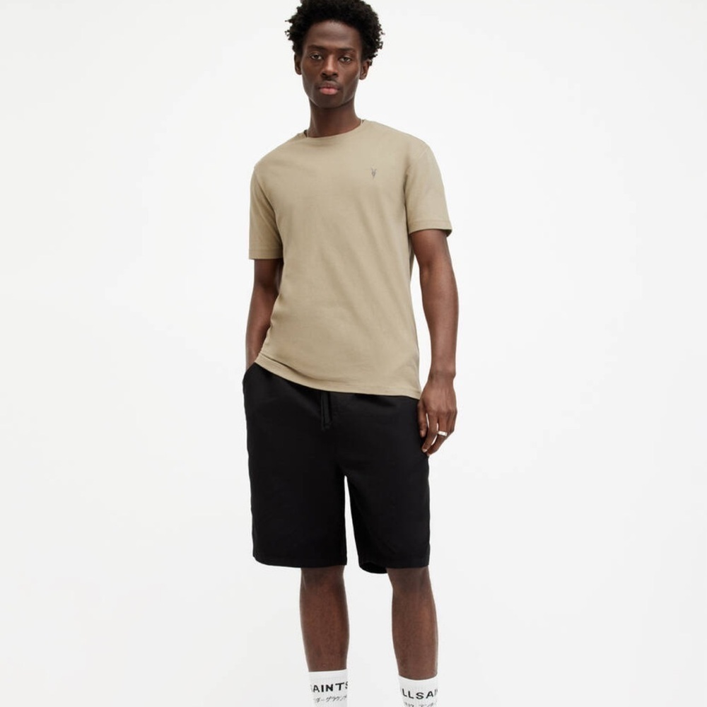 All Saints EUC Brace Brushed Cotton Crew Neck T-Shirt